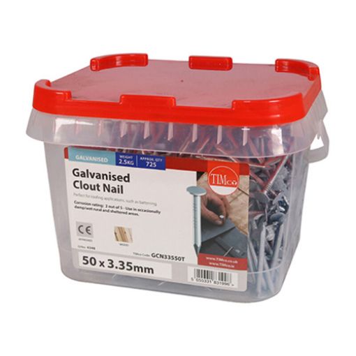 Picture of Clout Nail Galvanised 50 x 3.35mm - 2.5KG