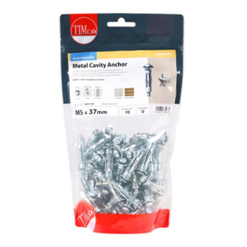 Picture of Cavity Anchor BZP M5 x 37mm (Pack of 70)