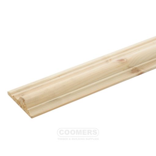 Picture of Cheshire Mouldings Pine Decorative Dado Rail 69 x 20mm x 2.4Mtr