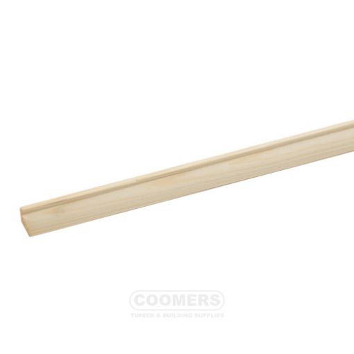 Picture of Cheshire Mouldings Pine Ovolo Glass Bead 12 x 15mm x 2.4Mtr