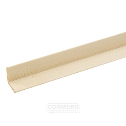 Picture of Cheshire Mouldings Pine Cushion Corner Angle 35 x 35mm 2.4Mtr