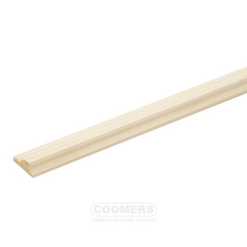 Picture of Cheshire Mouldings Pine Decorative Cover Mould 33 x 12mm x 2.4Mtr