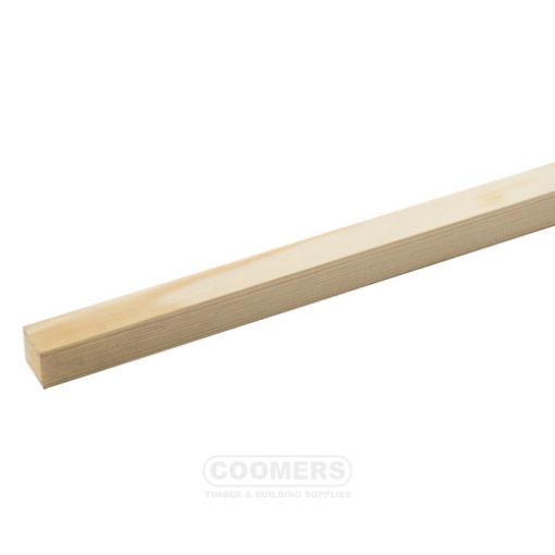 Picture of Cheshire Mouldings Clear Pine Stripwood 18 x 18mm x 2.4Mtr