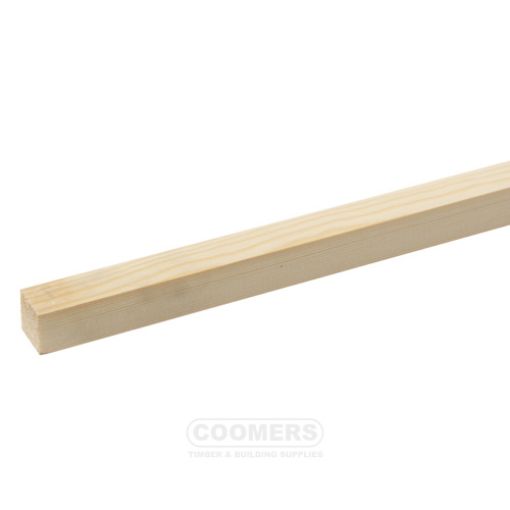 Picture of Cheshire Mouldings Clear Pine Stripwood 21 x 21mm x 2.4Mtr
