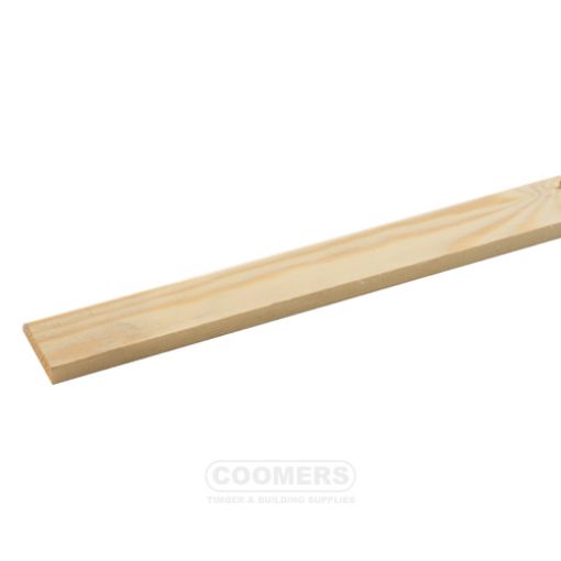 Picture of Cheshire Mouldings Pine Round One Edge Cover Mould 34 x 9mm x 2.4Mtr