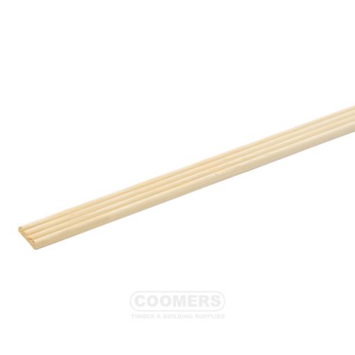 Picture of Cheshire Mouldings Pine Reeded Architrave 21 x 6mm x 2.4Mtr
