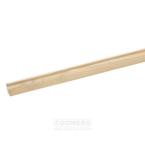 Picture of Cheshire Mouldings Pine Ovolo Glass Bead 15 x 15mm x 2.4Mtr