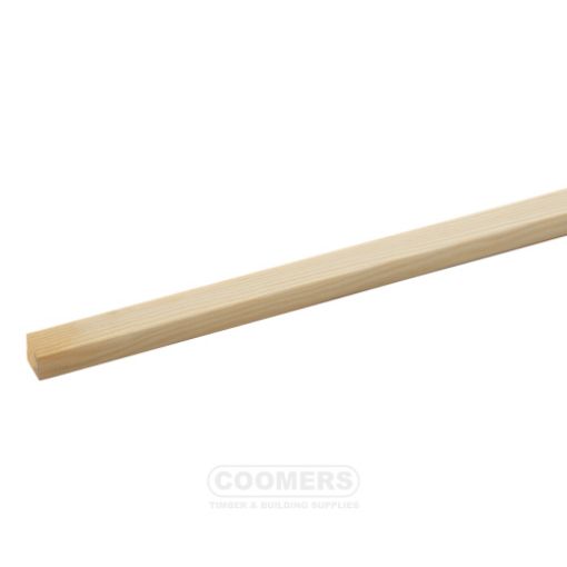 Picture of Cheshire Mouldings Pine Wedge Glass Bead 12 x 15mm x 2.4Mtr