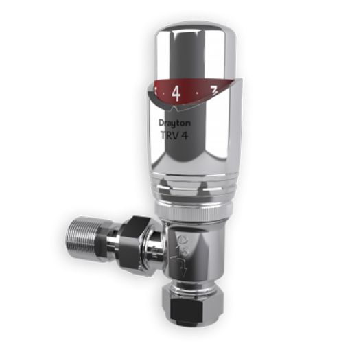 Picture of TRV4 Angled Thermostatic Radiator Valve 15mm