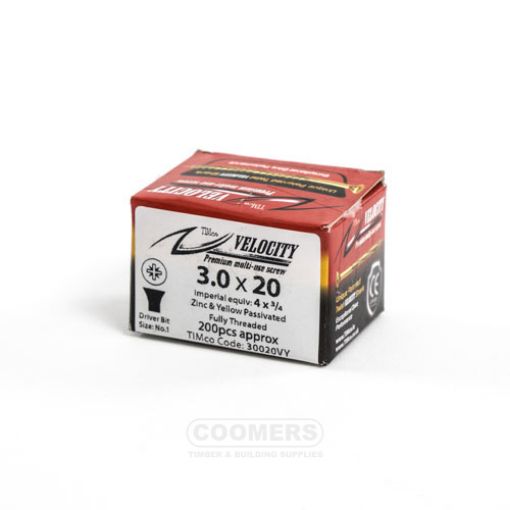 Picture of Velocity Premium Screw 3 x 20mm (Box of 200)