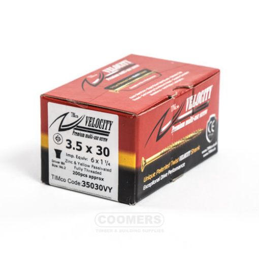 Picture of Velocity Premium Screw 3.5 x 30mm (Box of 200)
