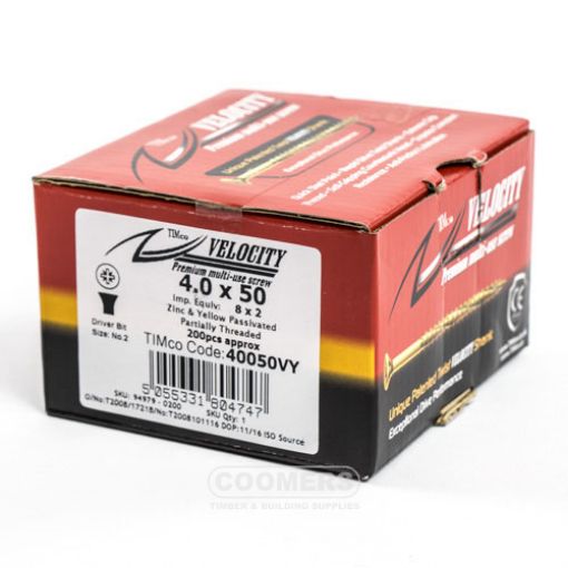 Picture of Velocity Premium Screw 4 x 50mm (Box of 200)