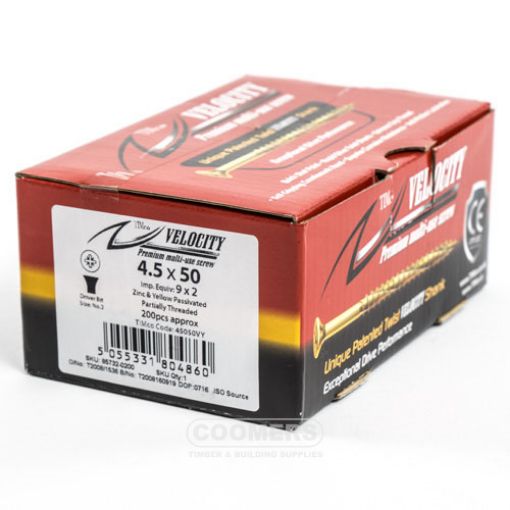 Picture of Velocity Premium Screw 4.5 x 50mm (Box of 200)