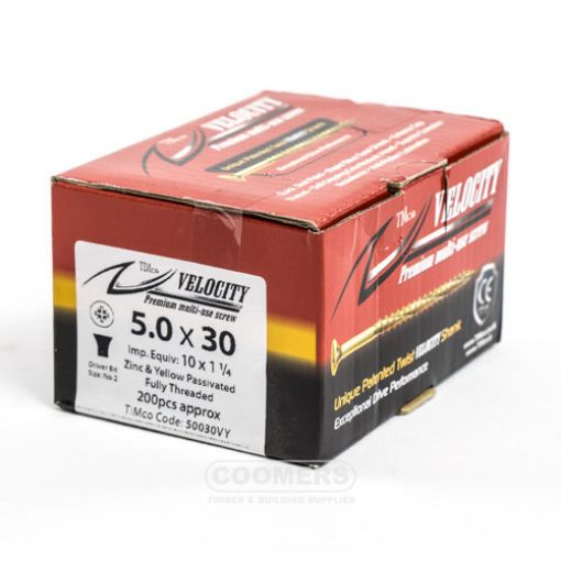 Picture of Velocity Premium Screw 5 x 30mm (Box of 200)