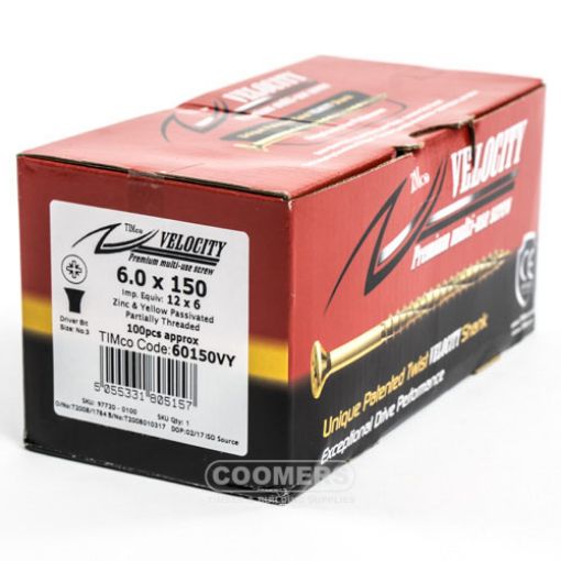 Picture of Velocity Premium Screw 6 x 150mm (Box of 100)