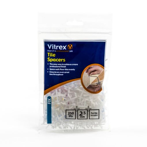Picture of Vitrex Wall Tile Spacers 2.5mm (Pack of 250)