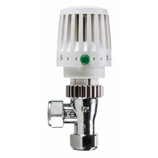 Picture of Valencia Traditional Angled Thermostatic Radiator Valve 15mm