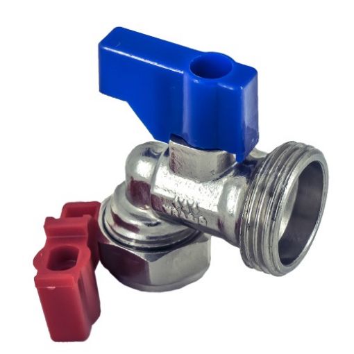 Picture of Angle Washing Machine Tap Light Pattern 15mm x 3/4"