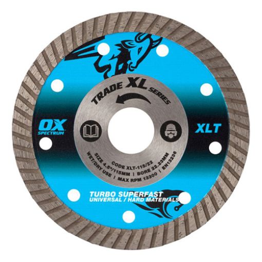 Picture of Ox Trade XL Turbo Diamond Blade - Universal and GP - 115/22.23mm