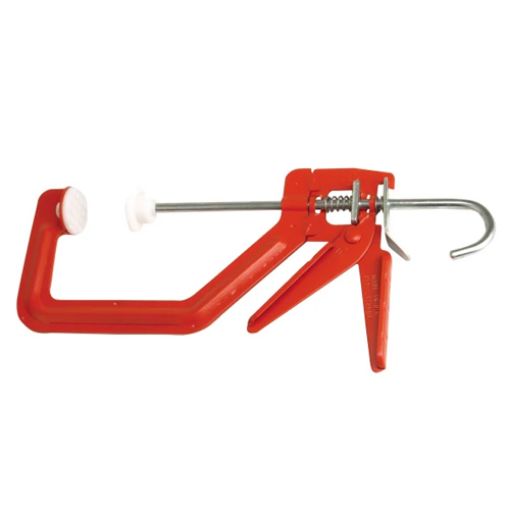 Picture of SoloClamp One-Handed Plastic Pad G-Clamp 100mm (4in)