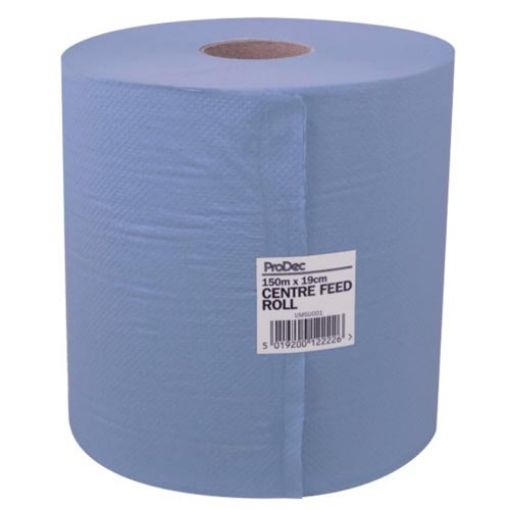 Picture of Blue Paper Towel Roll 150Mtr