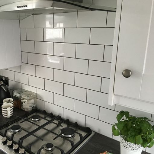 Picture of Central Bone Ceramic Wall Tile 100x200mm - 1sqm Box