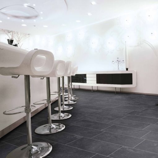 Picture of Loop Anthracite Glazed Porcelain Wall & Floor Tile 308x615mm - 1.33Ã‚Â² Box