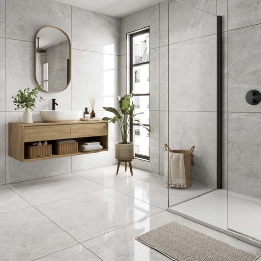 Picture of Allegra Pearl Porcelain Wall & Floor Tile 900x900mm - 1.62sqm Box
