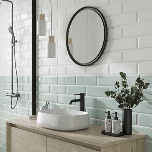 Picture of Metro Mint Ceramic Wall Tile 100x300mm - 1.02sqm Box