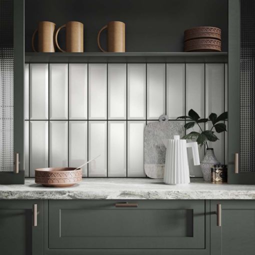 Picture of Metro White Ceramic Wall Tile 100x300mm - 1.02sqm Box