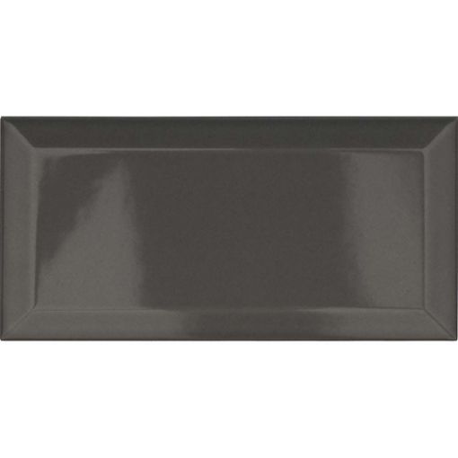 Picture of Metro Graphite Gloss Ceramic Wall Tile 100x200mm - 1sqm Box