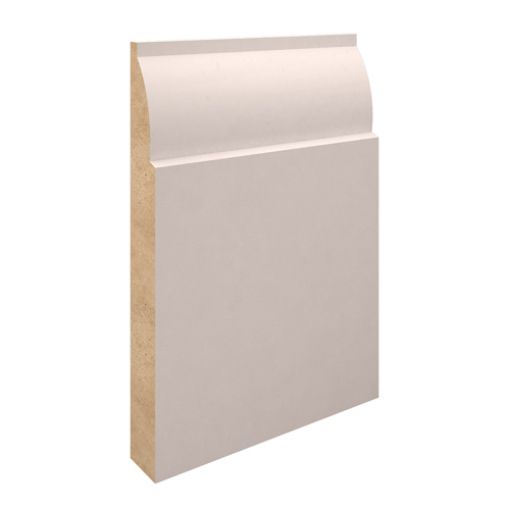Picture of Primed MDF Ovolo Skirting 18 x 144mm x 4.4Mtr