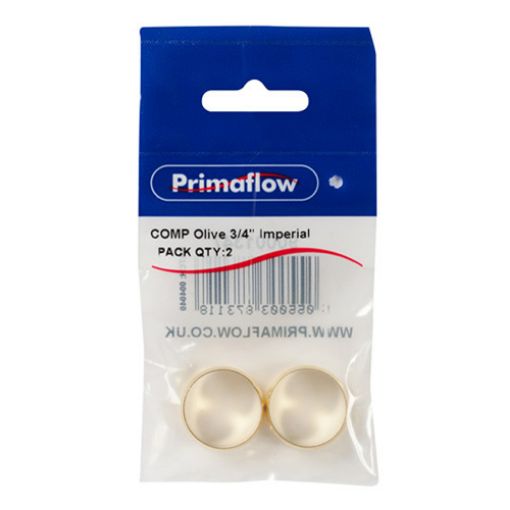 Picture of Compression Brass Olive 3/4" Imperial (Pack of 2)