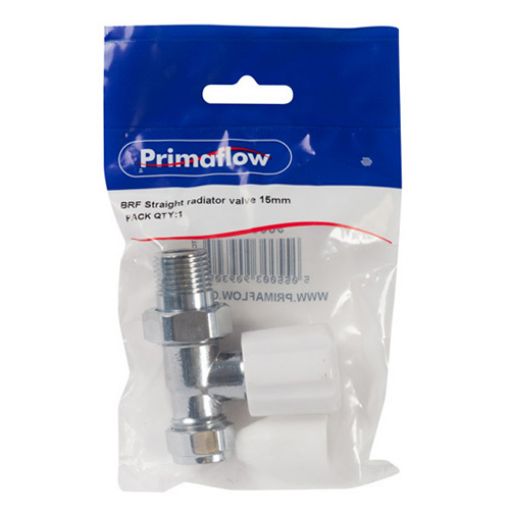 Picture of KwikPak Straight Radiator Valve 15mm