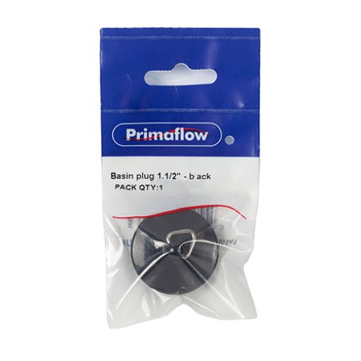 Picture of KwikPak Basin Plug 1.1/2" - Black