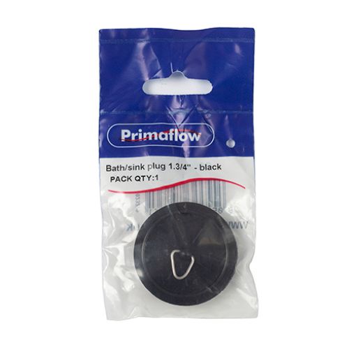 Picture of KwikPak Bath/Sink Plug 1.3/4" - Black