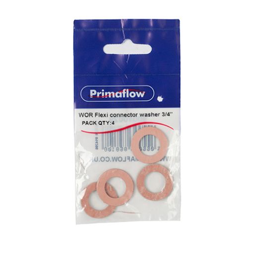 Picture of KwikPak Flexi Connector Washer 3/4" (Pack of 4)