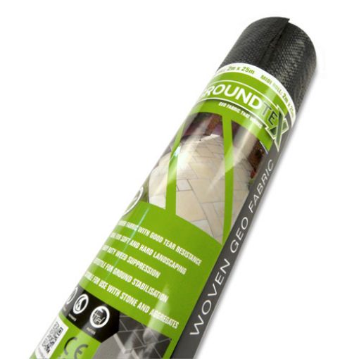 Picture of Groundtex Woven Geotextile Fabric - 2m x 25m
