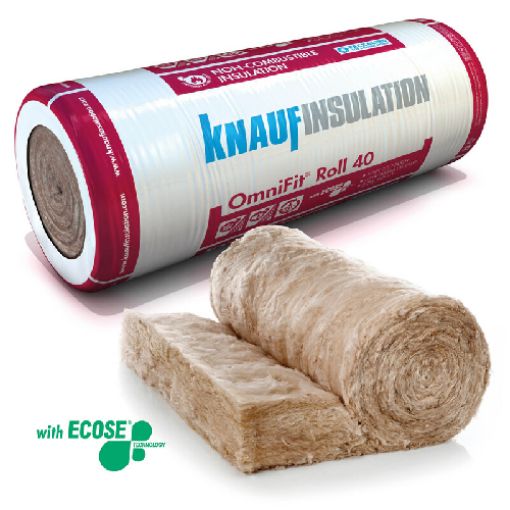 Picture of Knauf OmniFit Roll 40 Acoustic Insulation 100mm (8.16sqm Pack)