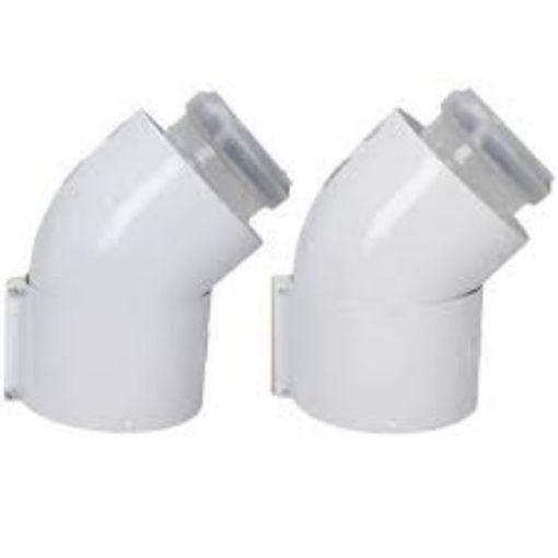 Picture of Glowworm Flue Elbow 45 Degree PP (Pair)