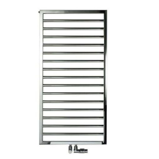 Picture of Zehnder Subway Electric Stainless Steel - Height 1261mm Width 450mm 300 Watt - Stainless Steel