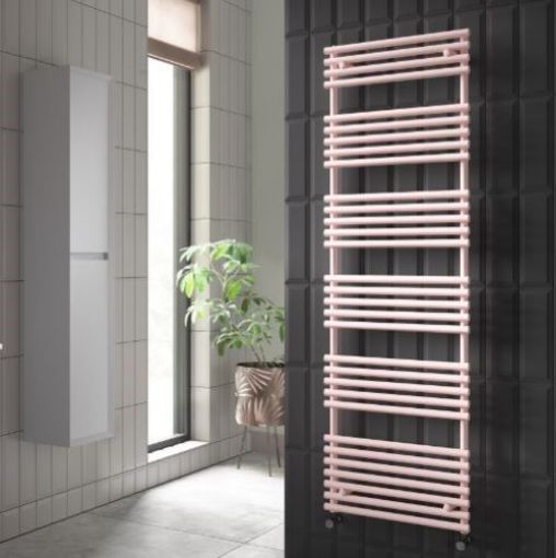 Picture of Redroom TT Lux Height 1335mm Width 496mm 666 Watts - 2272 Btu - Blush Pink