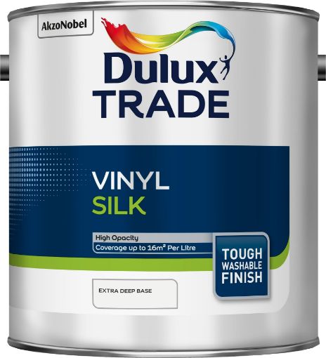 Picture of Dulux Trade Vinyl Silk Extra Deep 2.5L