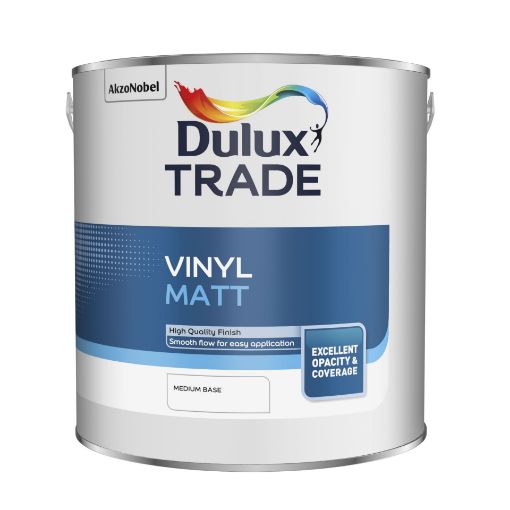 Picture of 2.5L Dulux Trade Vinyl Matt Base Medium
