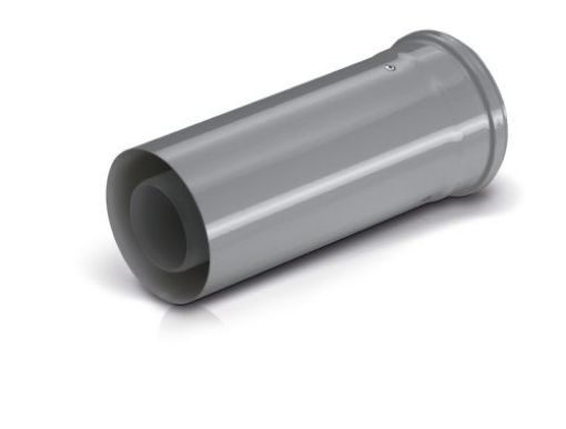 Picture of Silver Short Flue Extension (220mm)