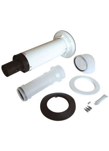 Picture of Standard Telescopic Horizontal Flue Kit (60/100mm diameter) - Floor Standing Boilers only