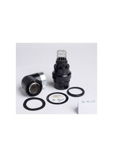 Picture of 80/125mm Vertical External Flue Kit