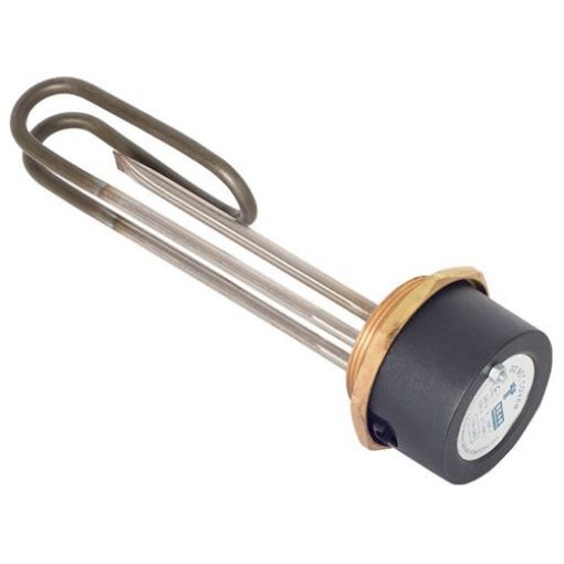 Picture of Incoloy Immersion Heater & Thermostat 11"