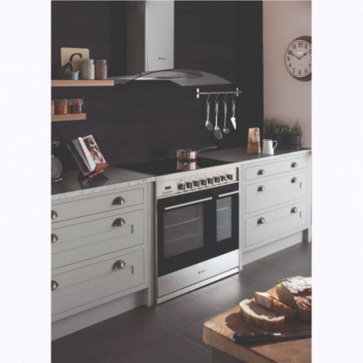 Picture of 89.5cm Wall Chimney Hood, Stainless Steel and Glass