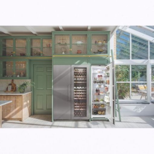 Picture of In Column Wine Cooler - One Piece Steel Doors - 3 Temperature Zones